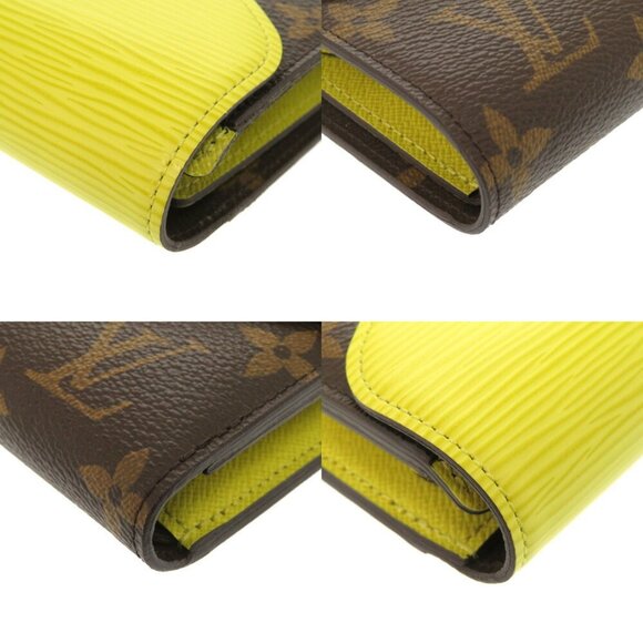 LOUIS VUITTON Brown Monogram Leather Wallet - Picture 4 of 9